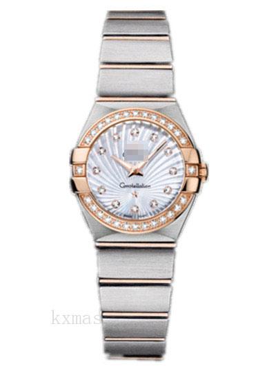 Quality Cheap Rose Gold And Stainless Steel 18 mm Watch Bracelet 123.25.24.60.55.002_K0018201
