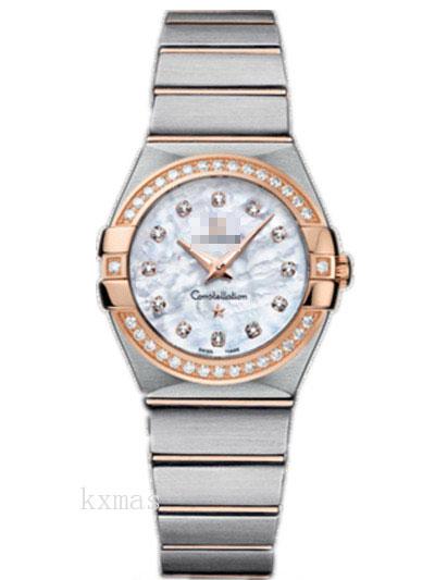 Most Stylish Rose Gold And Stainless Steel 20 mm Watch Band 123.25.27.60.55.001_K0018186