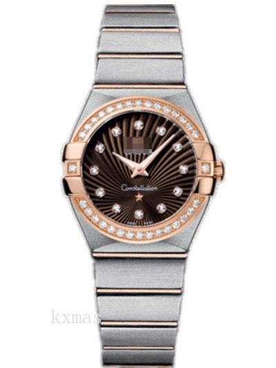 Inexpensive High Quality Rose Gold Stainless Steel 20 mm Watch Band 123.25.27.60.63.001_K0018174