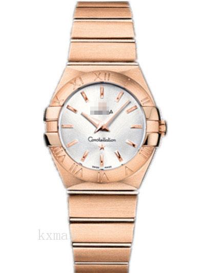 Discount Stylish Rose Gold 20 mm Watch Band 123.50.27.60.02.001_K0018140