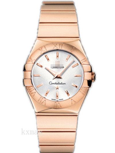 Discount Trendy Rose Gold 20 mm Watch Wristband 123.50.27.60.02.003_K0018142