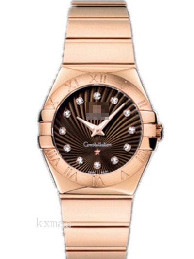 Discount Elegant Rose Gold 20 mm Wristwatch Band 123.50.27.60.63.002_K0018133