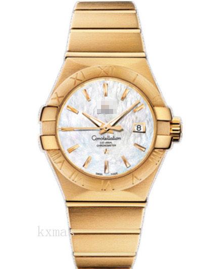 Discount And Stylish Yellow Gold 24 mm Watch Wristband 123.50.31.20.05.002_K0018129