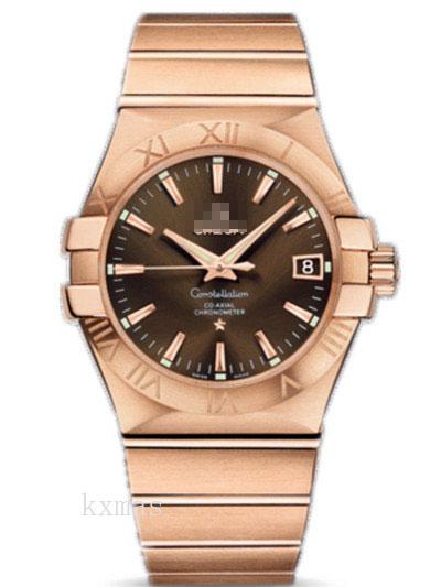 Classy Affordable Rose Gold 24 mm Watch Band 123.50.35.20.13.001_K0018121