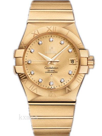 Cheap Swiss Yellow Gold 24 mm Watch Band 123.50.35.20.58.001_K0018118