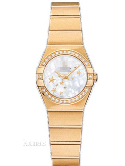 Best Budget Yellow Gold 18 mm Watch Band 123.55.24.60.05.001_K0018092