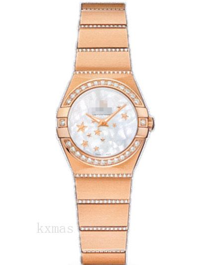 Beautiful Affordable Rose Gold 18 mm Watch Belt 123.55.24.60.05.004_K0018089