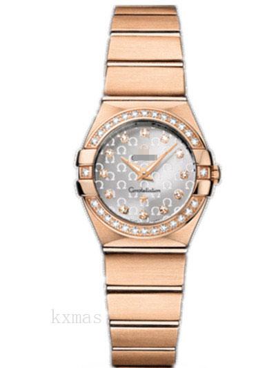 Beautiful Rose Gold 18 mm Watch Band 123.55.24.60.52.001_K0018088