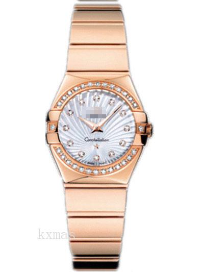 Bargain Great Rose Gold 18 mm Watch Band 123.55.24.60.55.005_K0018082