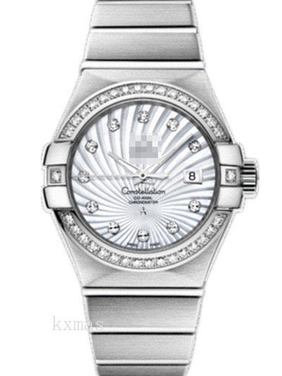 Wholesale Shop White Gold 24 mm Watch Band 123.55.31.20.55.003_K0018030