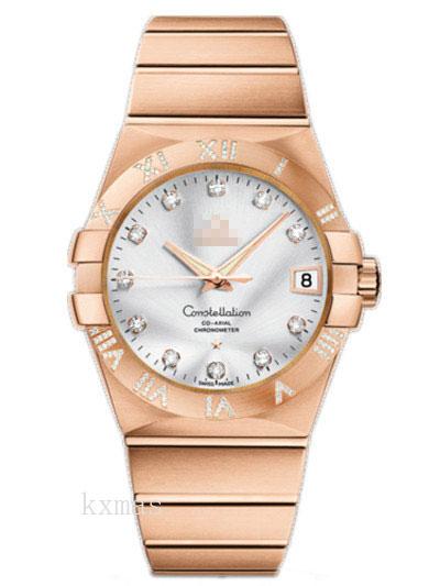 Cheap Wholesale Shopping Rose Gold 22 mm Watch Bracelet 123.55.38.21.52.007_K0018006