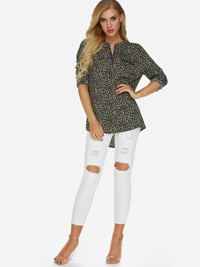 Ladies 3/4 Sleeve Blouses