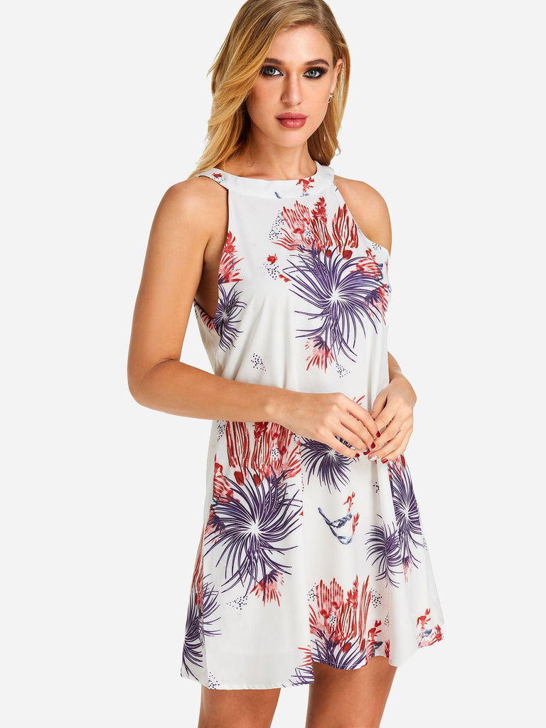 Ladies Sleeveless Mini Dress