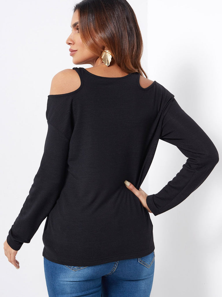 Womens Black T-Shirts