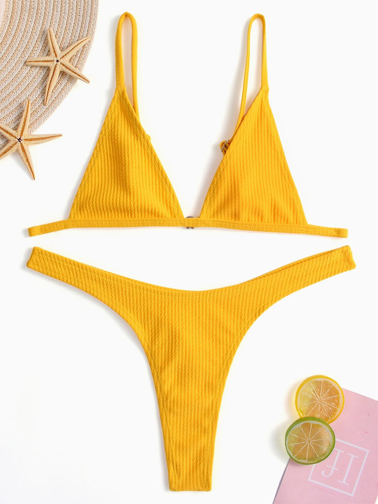 Ladies White Bikinis