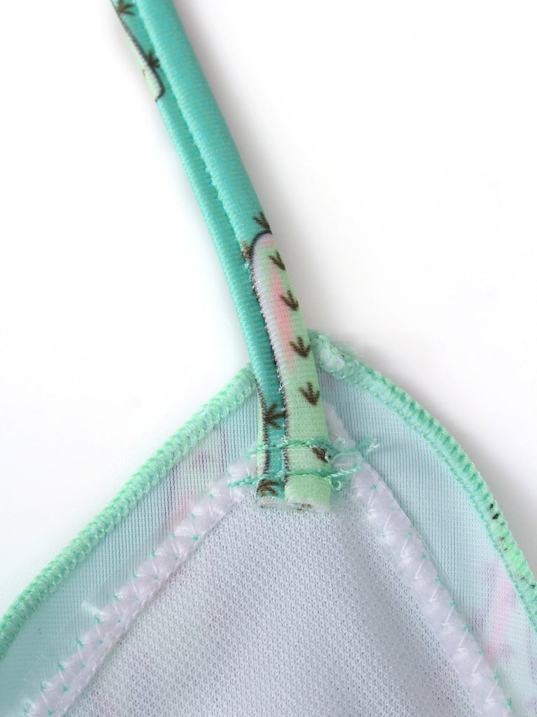 Ladies Green Bikinis