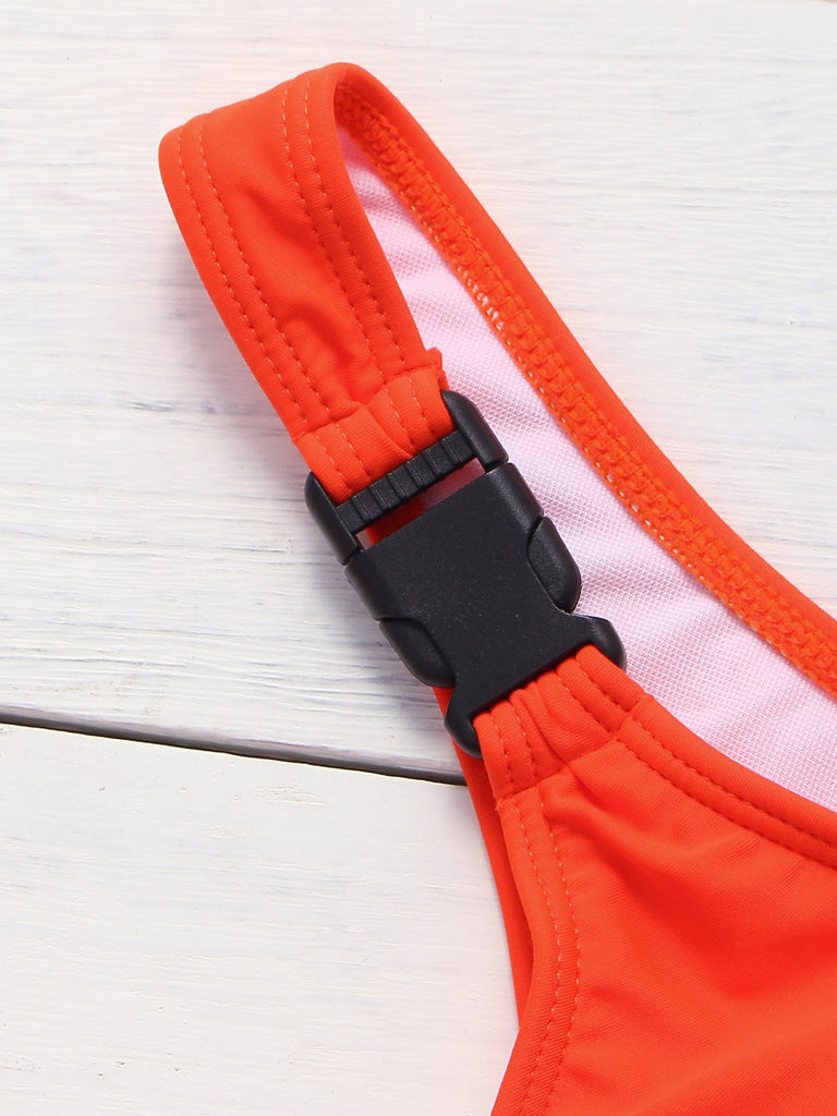 Ladies Orange Bikinis