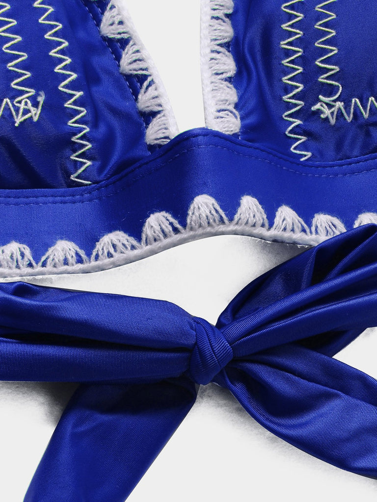 Womens Sleeveless Two Piece Bikinis