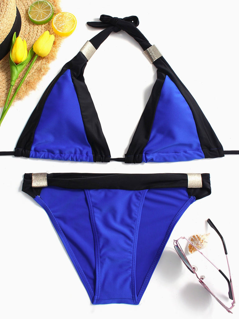 Ladies Blue Bikinis