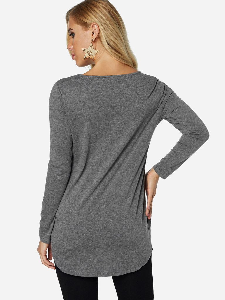 Womens Grey T-Shirts