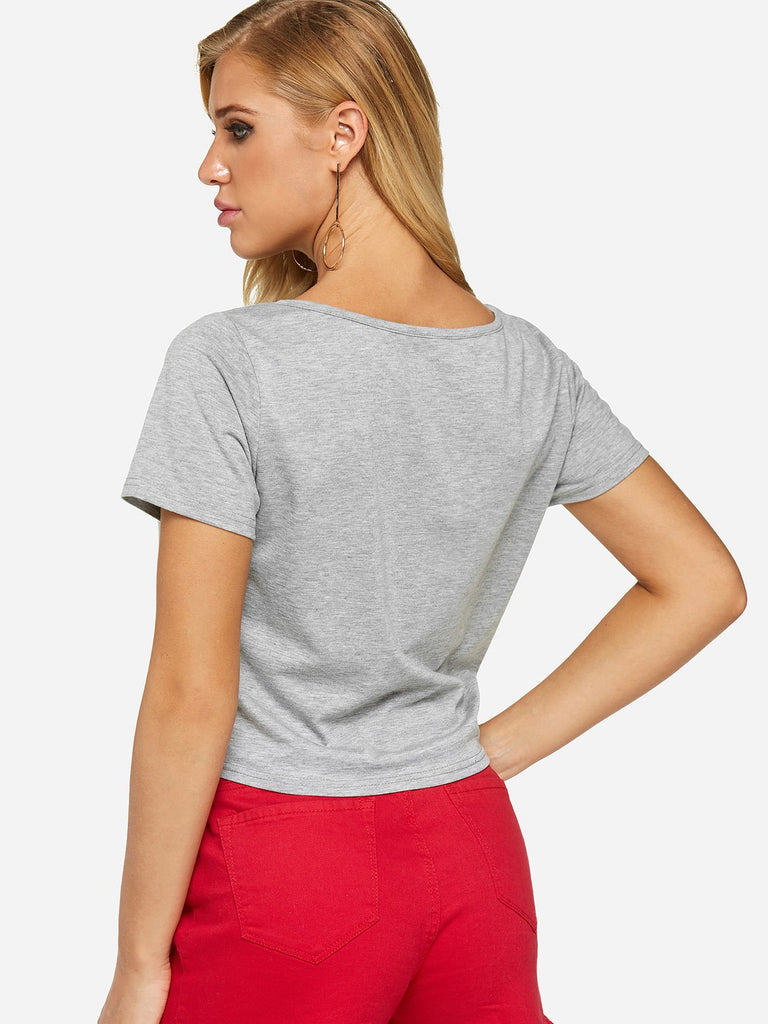Womens Light Grey T-Shirts