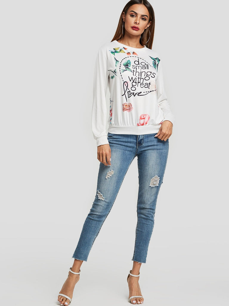 Womens White T-Shirts