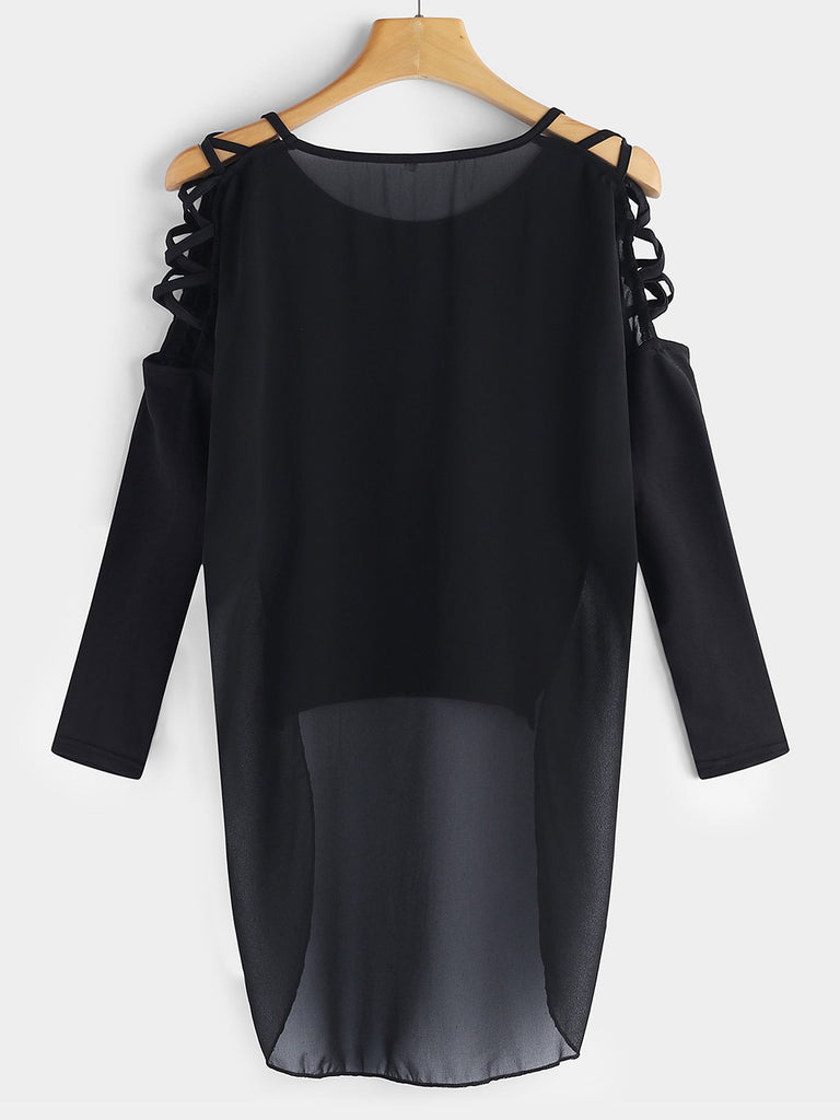 Womens Black Blouses