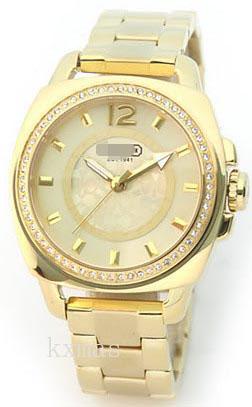Discount Luxury Gold Tone Stainless Steel 20 mm Watch Belt 14501308_K0025154