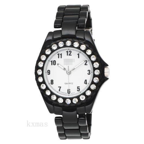 Trendy Metal 12 mm Replacement Watch Band 14639_BLK_K0027446