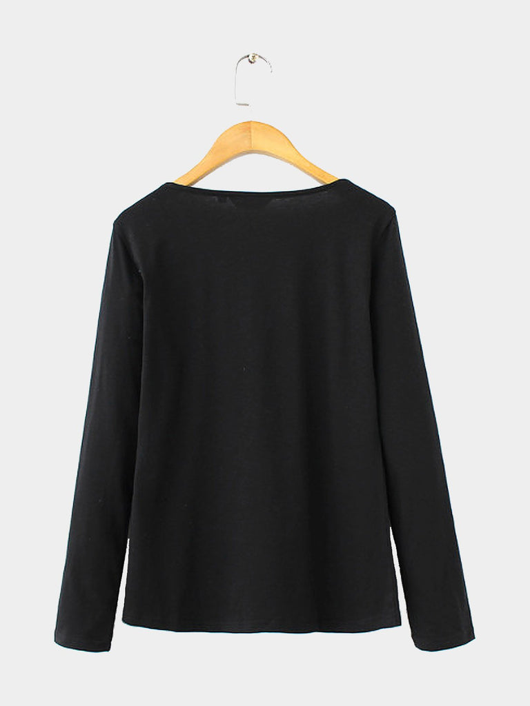 Womens Black T-Shirts