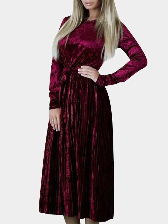 Ladies Apricot Maxi Dresses
