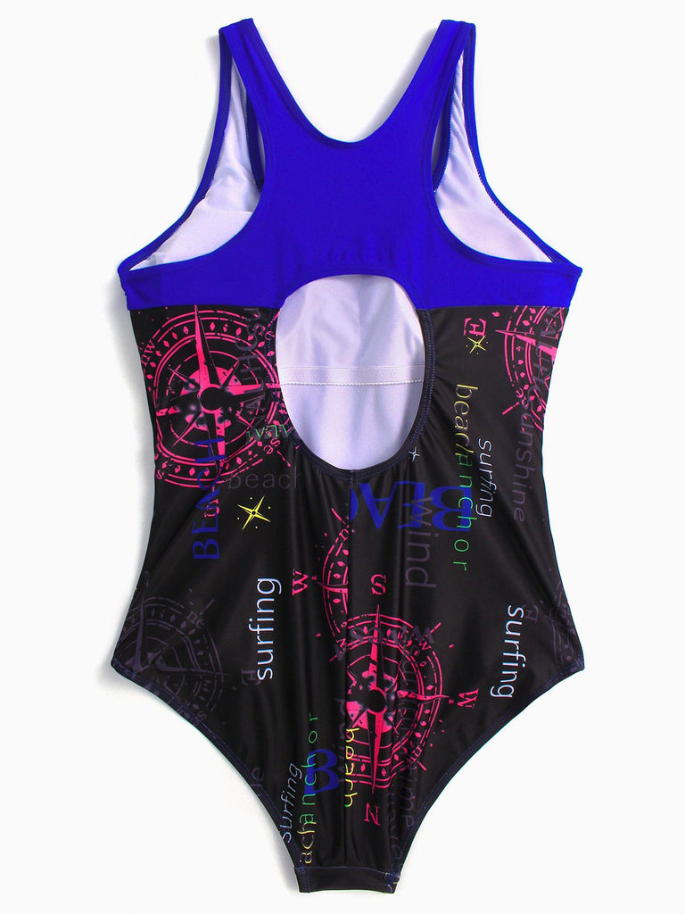 Womens Black Plus Size Swimwear