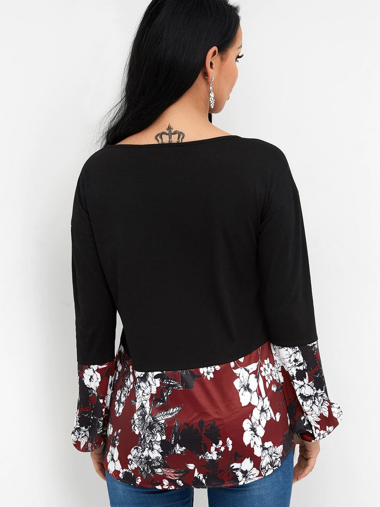 Womens Color Block T-Shirts