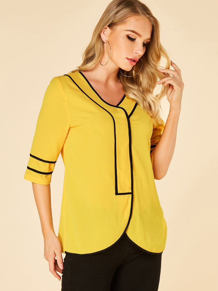 Ladies Yellow Blouses