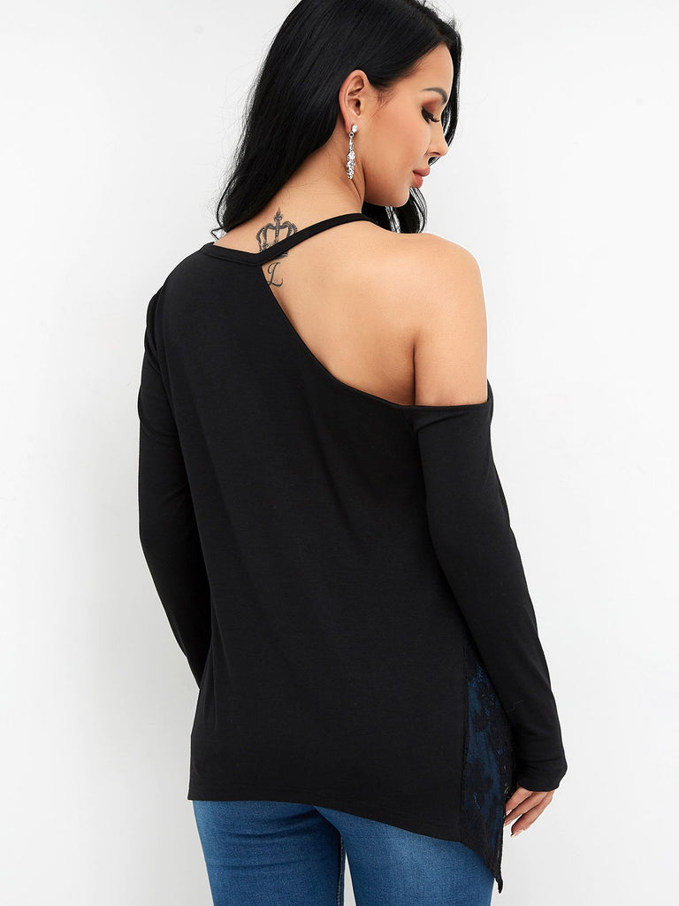 Womens Black T-Shirts