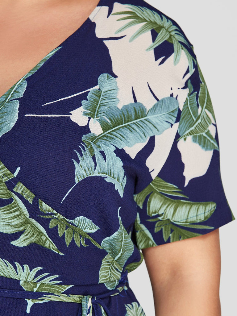 Womens Short Sleeve Plus Size Dress