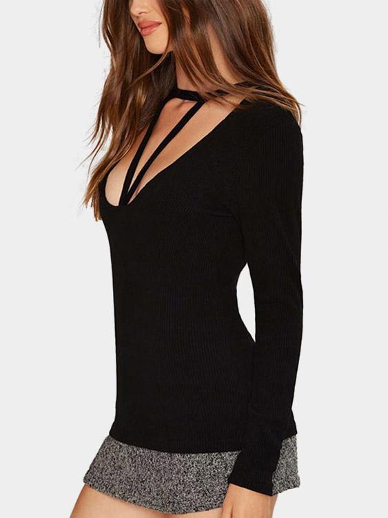 Womens Black T-Shirts