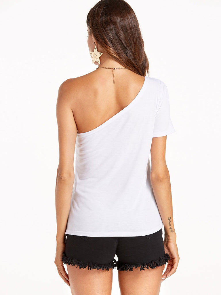 Womens White T-Shirts