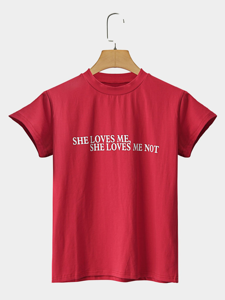 Womens Red T-Shirts