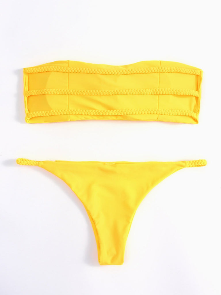 Womens Yellow Bikinis