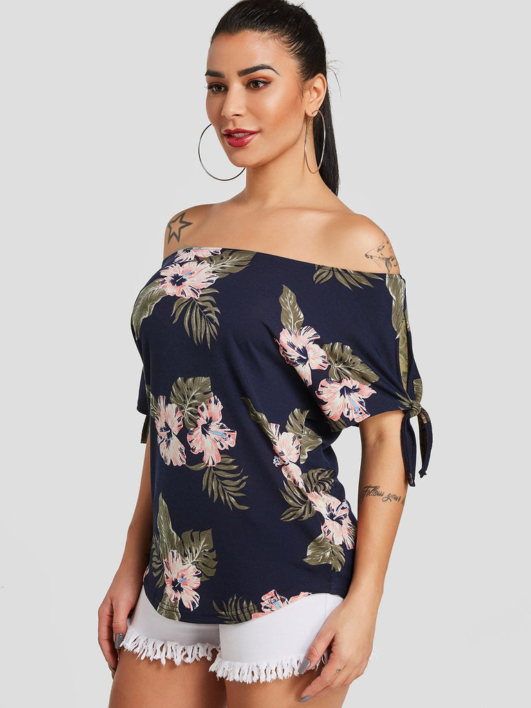 Ladies Navy T-Shirts