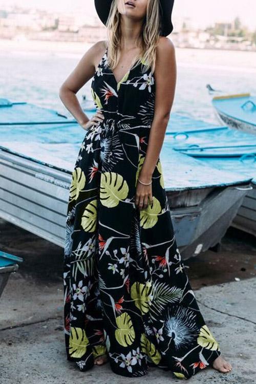 Womens Black Maxi Dresses