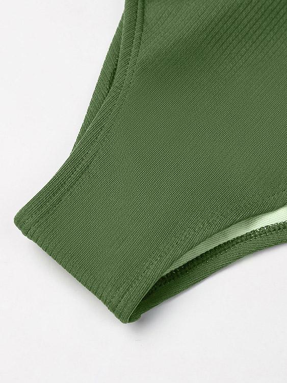 Ladies Army Green Bikinis