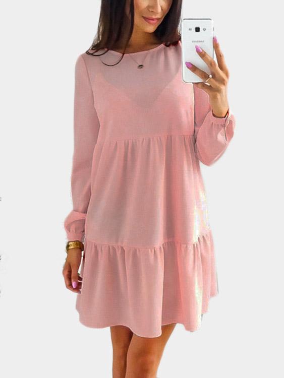 Ladies Pink Mini Dresses