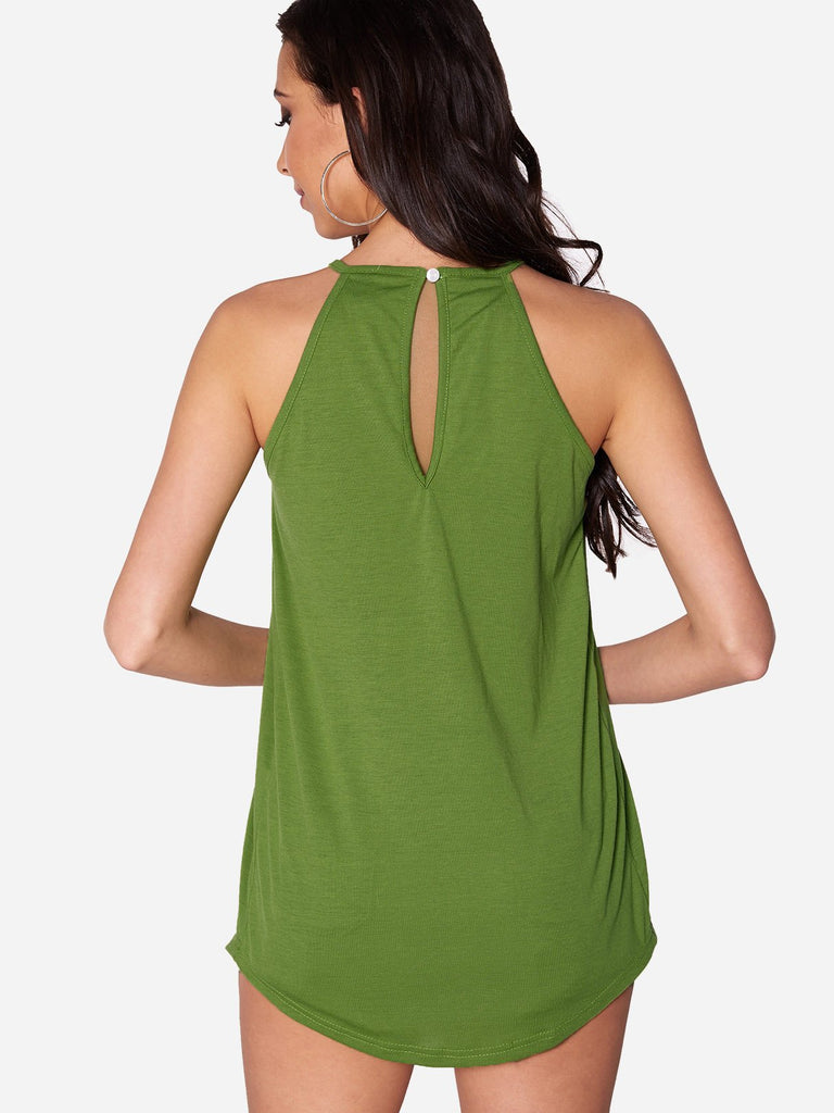 Womens Green Camis