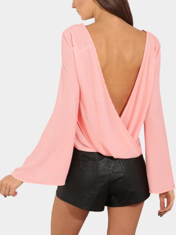 Womens Pink Blouses
