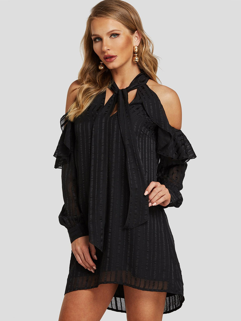 Ladies Long Sleeve Mini Dresses