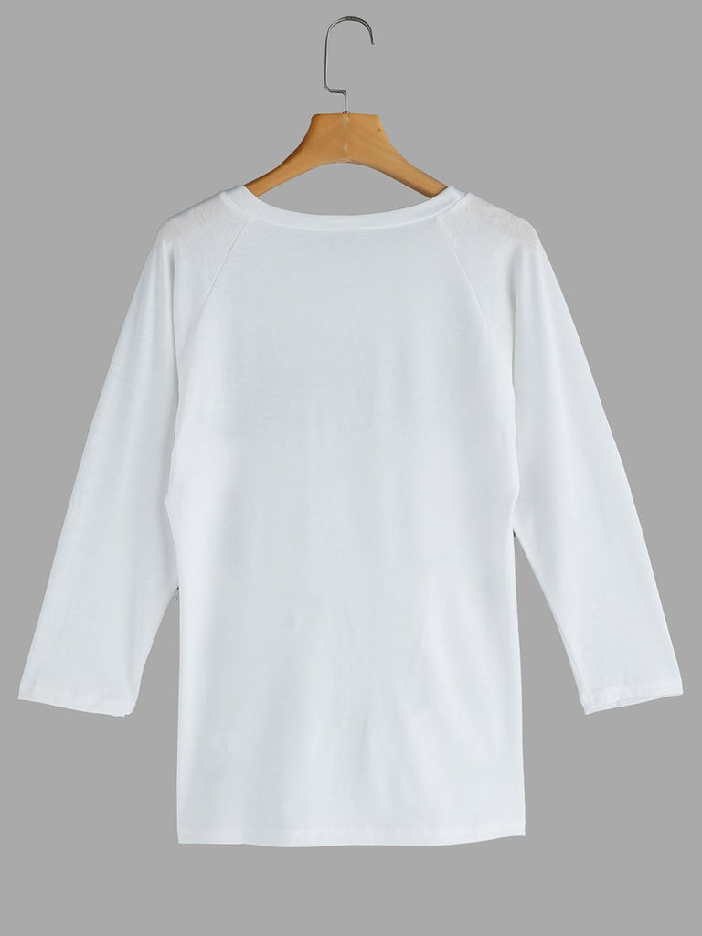 Womens White T-Shirts