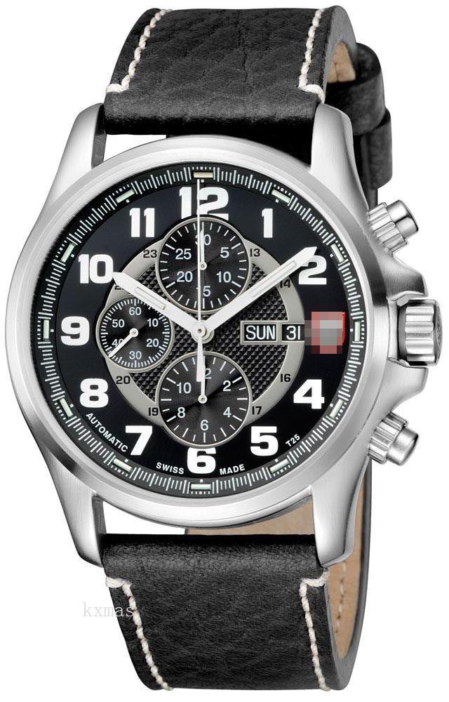 Wholesale Swiss Fashion Leather 24 mm Watch Band 1861_K0021194