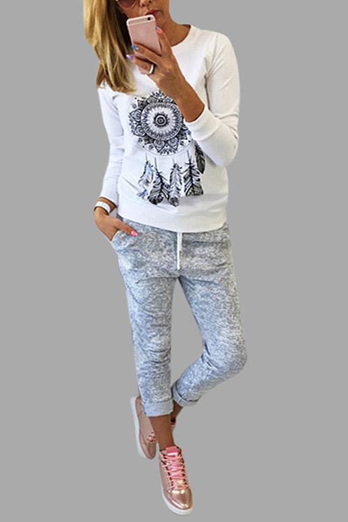 Ladies Cream Tunic Top